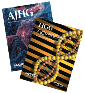 AJHG and HGGA Journal Covers