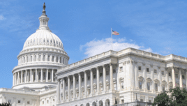 Capitol building in Washington DC in summer day